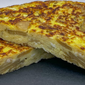 Frittata di cipolle e patate biologiche