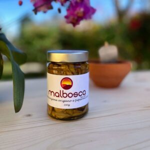 melanzana sott'olio origano e peperoncino