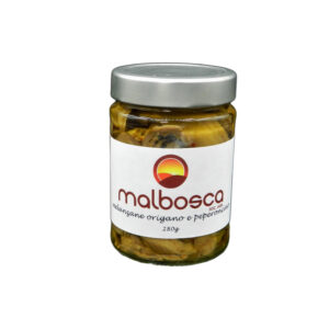 melanzane con origano e peperoncino