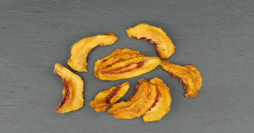 La frutta disidratata biologica pesca_disidratata