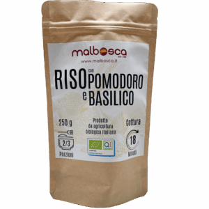 Risotto con pomodoro e basilico