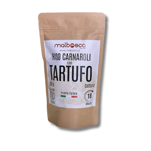 Confezione risotto al tartufo nero Malbosca con riso Carnaroli 250g